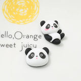 10pcs Panda Head Charms Resin Floating Animal Pendant DIY Earrings C846