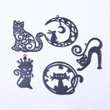 6pcs Brass Cats Charms DIY Jewelry Making Supplies Pendant