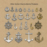100pcs Antique Silver Mini Anchor Charms DIY Bracelet Jewelry Accessories
