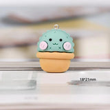 10pcs Carrot Resin Charms for Jewelry Making Diy Earrings Fru