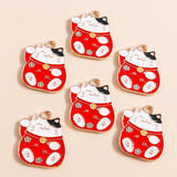 10pcs Chinese Lucky Cat Charms for DIY Jewelry Making