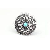 3pcs/lot 30MM Retro Zinc Alloy Daisy Flowers Concho Charms Pendants
