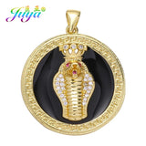 Enamel Elephant Horseshoe Tree Star Lion Snake Charms For DIY Women Wedding