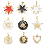 Enamel Elephant Horseshoe Tree Star Lion Snake Charms For DIY Women Wedding