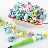 Sunrony Silicone Beads Food Cat Dinosaur DIY Jewelry Making