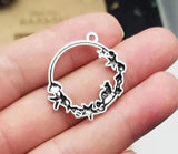 20pcs Antique Silver Shell Pendants Starfish Seahorse Charms