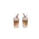 6Pcs Nurse Charms Acrylic Coffee Earring Pendant DIY Accessories