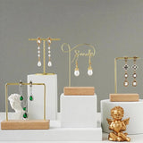 Wooden Jewelry Organizer Display Stand