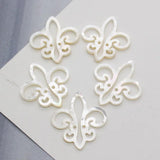 Mother-of-pearl Shell Hand-carved Hanging Piece Jewelry DIY