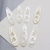 Mother-of-pearl Shell Hand-carved Hanging Piece Jewelry DIY