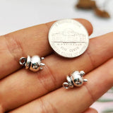 20pcs Antique Silver 3D Witch Cauldron Charms Pendants