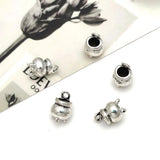20pcs Antique Silver 3D Witch Cauldron Charms Pendants