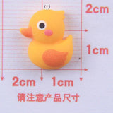 10pcs Duck Charms for Jewelry Making Animal Resin Pendant DIY Earrings C843