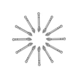 30pcs Antique Silver Paint Brush Charms Pendants DIY Keychain Jewelry Making