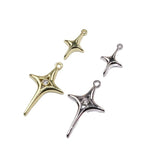 10pcs Star Coin Plated Zinc Alloy Charms Pendant Jewelry DIY Necklace