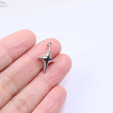 10pcs Star Coin Plated Zinc Alloy Charms Pendant Jewelry DIY Necklace