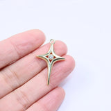10pcs Star Coin Plated Zinc Alloy Charms Pendant Jewelry DIY Necklace