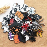 10Pcs/lot Halloween Enamel Charms for DIY Jewelry Making
