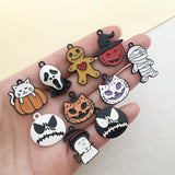 10Pcs/lot Halloween Enamel Charms for DIY Jewelry Making