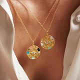 18K Gold Plated CZ Butterfly Charms DIY Christmas Jewelry