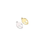 10x 10*12mm Stainless Steel High Polish Head Charms Pendant