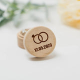 Personalized Wedding Ring Bearer Box Wood Holder