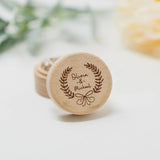 Personalized Wedding Ring Bearer Box Wood Holder