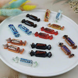 10pcs Milk Chocolate Candy Resin Charms Earring DIY Jewelry Kids Gift