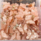 20Pc Acrylic Butterfly Charm Earrings DIY Accessory Colorful for Earrin