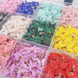 20Pc Acrylic Butterfly Charm Earrings DIY Accessory Colorful for Earrin