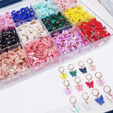 20Pc Acrylic Butterfly Charm Earrings DIY Accessory Colorful for Earrin