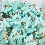 20Pc Acrylic Butterfly Charm Earrings DIY Accessory Colorful for Earrin