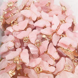 20Pc Acrylic Butterfly Charm Earrings DIY Accessory Colorful for Earrin