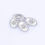 30Pcs/Lot RIP Letter Name Tag Charms Pendant for Necklaces Keychain