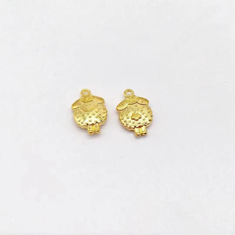12 pcs Sheep Charms Pendants for Jewelry Making