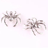20pcs Halloween Gothic Spider Charms Pendant Craft Supplies DIY Craft Making