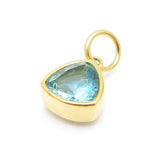 10mm Stainless Steel Cubic Zirconia Charms Pendants for Women Jewelry