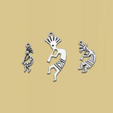 40pcs Antique Silver Kokopelli Pendant Charms 24x9mm DIY Jewelry Making Supplies