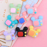 10Pcs TV Television Charms Pendants Resin Patch DIY Jewelry Making C333