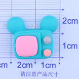 10Pcs TV Television Charms Pendants Resin Patch DIY Jewelry Making C333