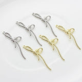 Zinc Alloy Bow Tassel Charms 16*48mm 6pcs/lot For DIY Jewelry Making