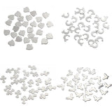 20pcs 316L Stainless Steel Butterfly Charms for DIY Jewelry Making