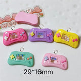 10Pcs Mini Game Machine Resin Charms DIY Jewelry Accessories