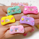 10Pcs Mini Game Machine Resin Charms DIY Jewelry Accessories