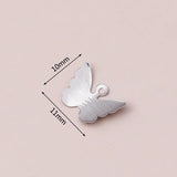 100pcs Tiny Butterfly Insect Charms for Jewelry Making Earrings Pendants