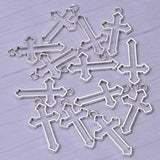 Gothic Religion Jesus Cross Pendant for Jewelry Making Punk Women Earrings