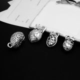 Antique Silver Body Organs Charms for Jewelry Making