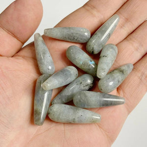 Labradorite Stone Pendant Beads for Jewelry Making