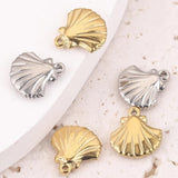 5pcs Gold-Plate Stainless Steel Charms for Bracelet & Necklace Making