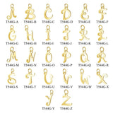 5pcs Stainless Steel Alphabet Charms DIY Initials A-Z Pendant with Jump Ring